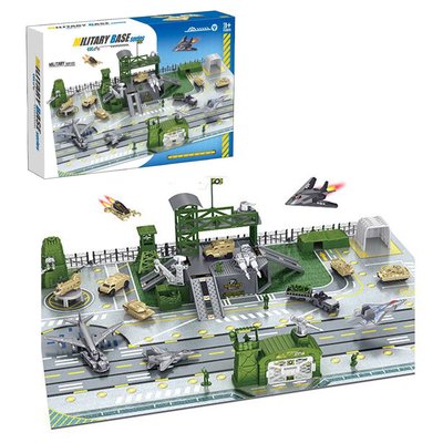 Игровой набор Военная база, военная техника, машины, самолеты, танки P939-A